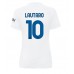 Inter Milan Lautaro Martinez #10 Replika Borta matchkläder Dam 2023-24 Korta ärmar